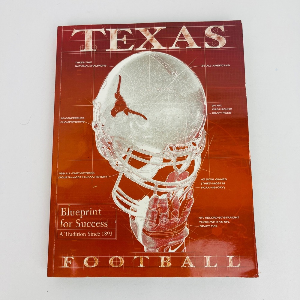 Texas Longhorns Media Guide 2004 Blueprint for Success NCAA Football UT Austin